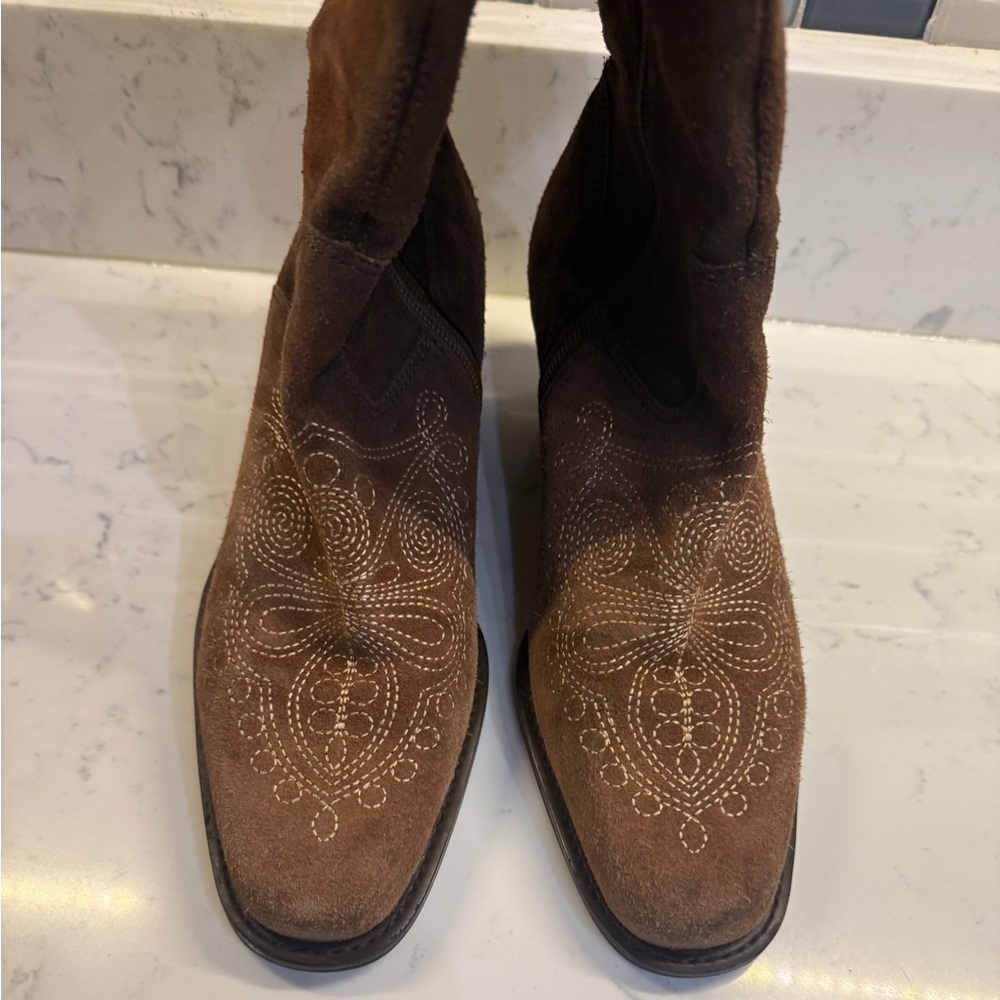 DR. SCHOLL'S Women's Lasso Boots Suede 8.5